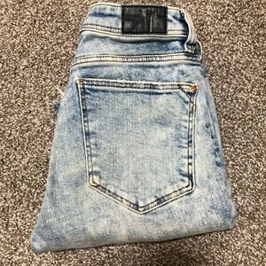 Zara Faded Blue Denim Jeans